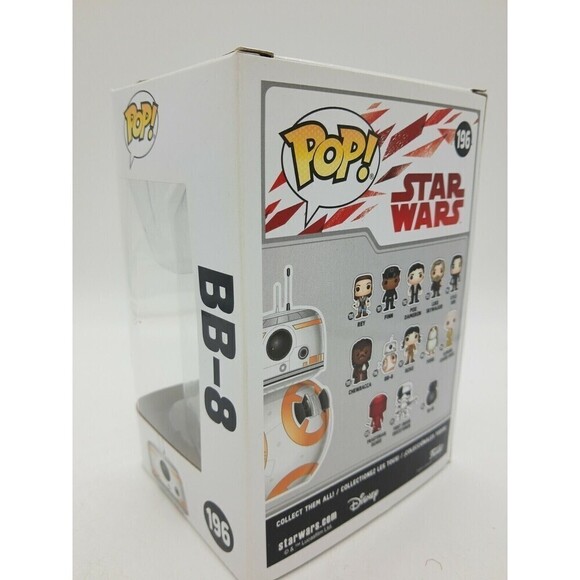 New Funko POP! Star Wars - The Last Jedi - Vaulted/Retired #196 BB-8 Collector - Picture 4 of 11